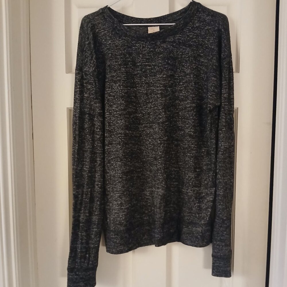 Marled Grey Super-Soft Sweater